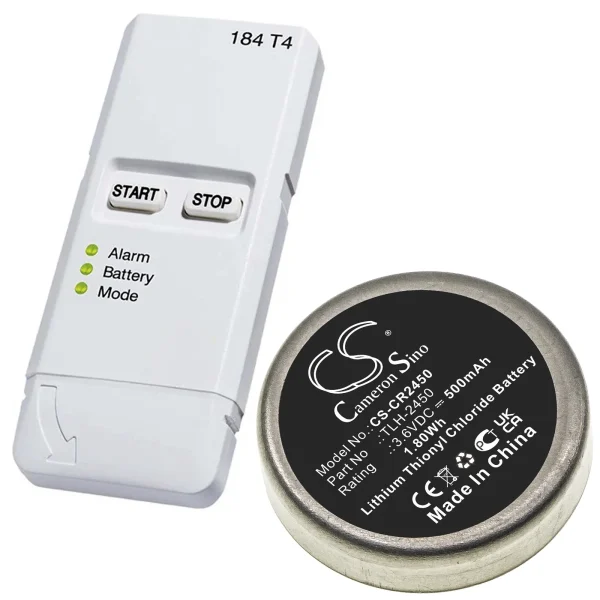 Testo 184-T4 Series Replacement Battery 500mAh / 1.80Wh - Image 2