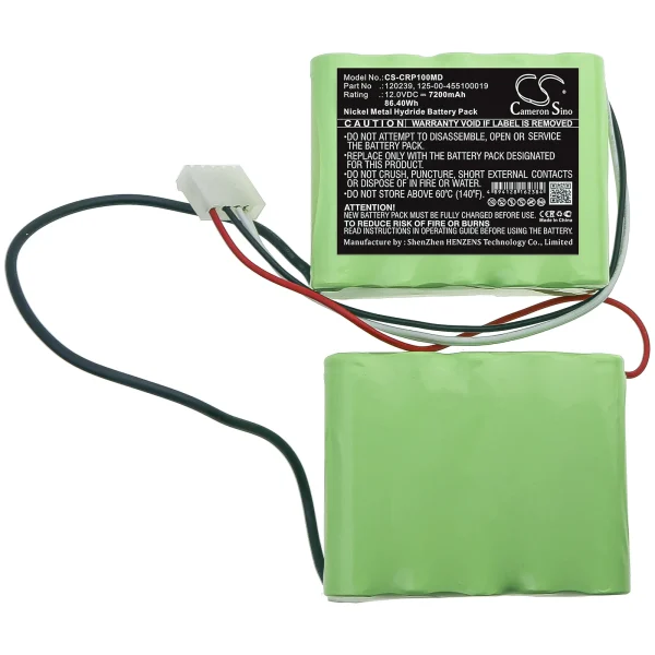 Criticon Dinamap Pro 1000 Series Replacement Battery 7200mAh / 86.40Wh