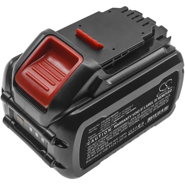 DeWalt 120V MAX, 12V MAX Li-ion, 20V MAX, 60V MAX Series Replacement Battery 9000mAh / 180.00Wh - Image 3