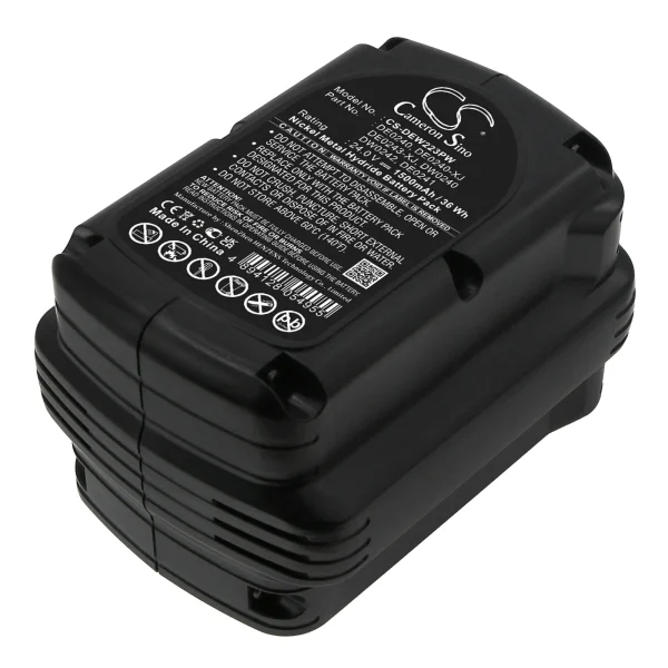 DeWalt DC222KA, DC222KB, DC223KA, DC223KB Series Replacement Battery 1500mAh - Image 5