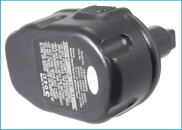 DeWalt DC528 Flashlight, DC551KA, DC612KA, DC613KA Series Replacement Battery 3000mAh / 43.20Wh - Image 2