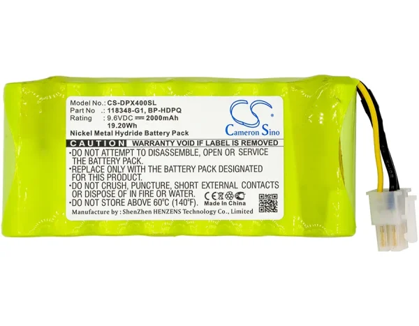 Dranetz HDPQ-Guide, HDPQ-Visa, HDPQ-Xplorer, HDPQ-Xplorer400 Series Replacement Battery 2000mAh / 19.20Wh