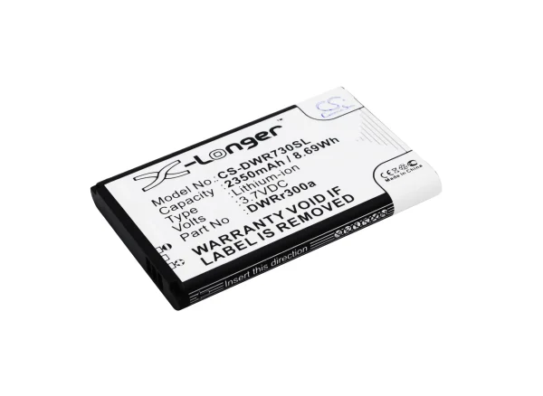 D-Link DWR-330 Series Replacement Battery 1500mAh / 5.55Wh - Image 5