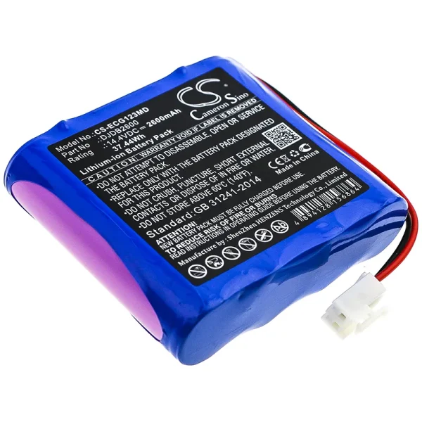 CMICS ECG-1230S Series Replacement Battery 2600mAh / 37.44Wh - Image 4