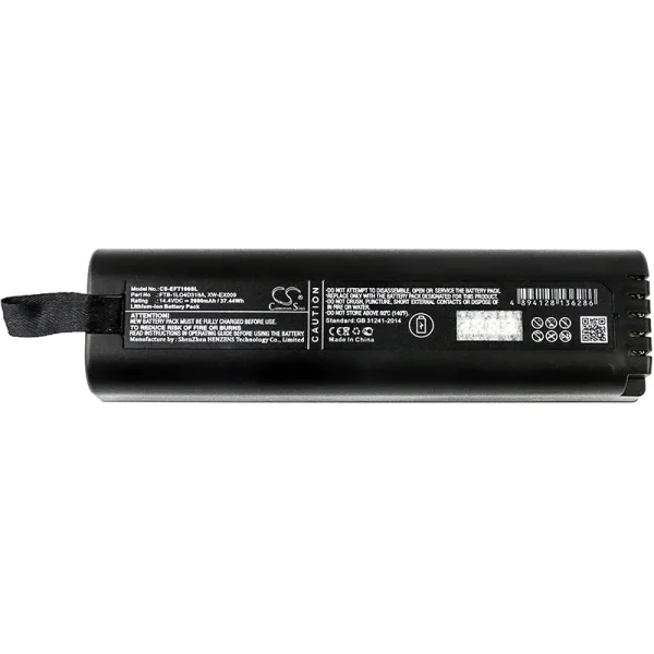 EXFO FTB-1, FTB-1v2, FTB-1v2-PRO, FTB-1v2-PRO-DC, FTB-1v2-PRO-SC Series Replacement Battery 2600mAh / 37.44Wh