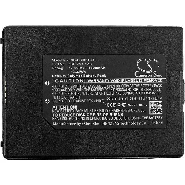 E-SEEK M310, M310S Series Replacement Battery 1800mAh / 13.32Wh