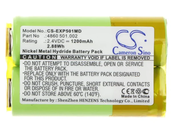 Eppendorf 4860, Research Pro, Research Pro Electronic Pipett, Series Replacement Battery 1200mAh / 2.88Wh