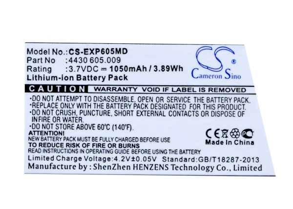 Eppendorf Easypet 3 Series Replacement Battery 1050mAh / 3.89Wh