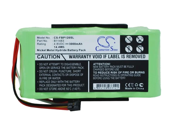 Fluke Fluke 123 ( Firmware below V2., Fluke 123S (Firmware below V2), Fluke 43 Power Quality Analyze Series Replacement Battery 3000mAh / 14.40Wh