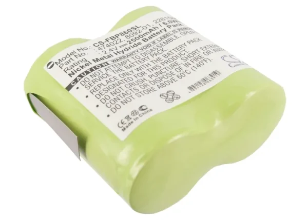 Fluke 8010, 8010A, 8010M, 8012A, 8050A Series Replacement Battery 2500mAh / 6.00Wh - Image 4