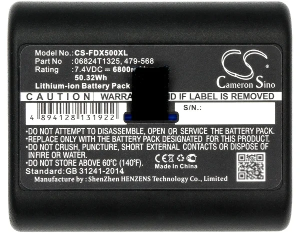 NetScout OneTouch AT Network Assistant, OneTouch AT platform Series Replacement Battery 6800mAh / 50.32Wh