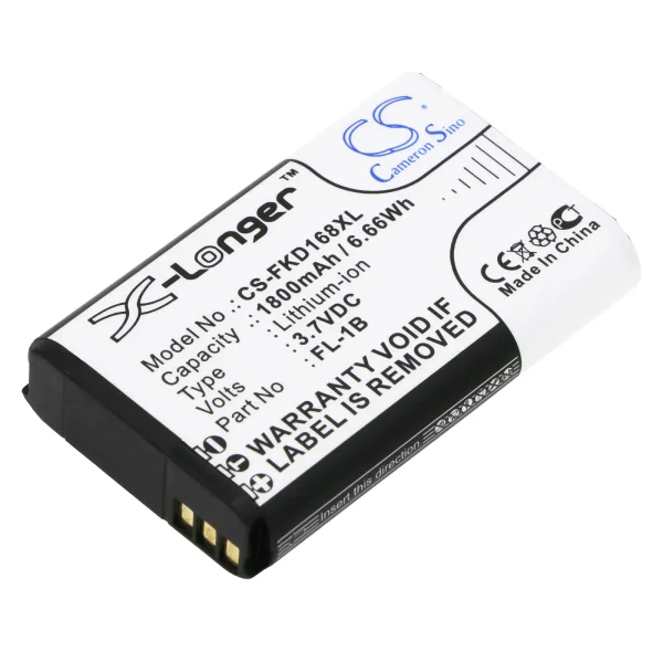 Fukuda EK-168G, EK-268G, EK-468G Series Replacement Battery 1800mAh / 6.66Wh - Image 2