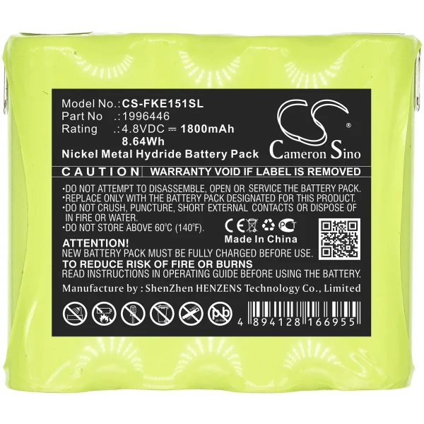 Fluke E1515W Series Replacement Battery 1800mAh / 8.64Wh