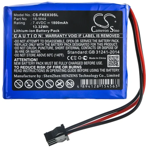 Fluke 830 Series Replacement Battery 1800mAh / 13.32Wh