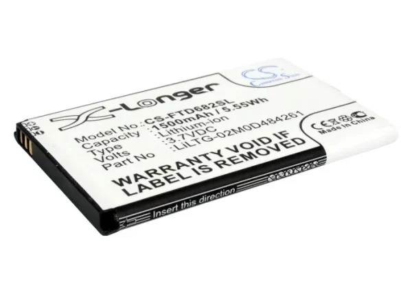 Feetong D8628, ZW-100 Series Replacement Battery 1500mAh/5.55Wh - Image 3