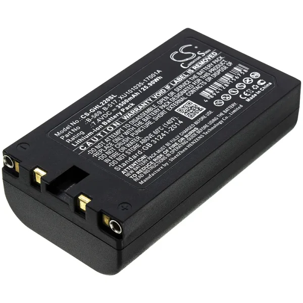 Graphtec GL200, GL200A, GL220, GL220E, GL240 Series Replacement Battery 3500mAh / 25.90Wh - Image 2