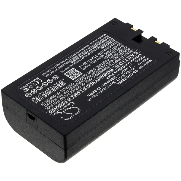 Graphtec GL200, GL200A, GL220, GL220E, GL240 Series Replacement Battery 3500mAh / 25.90Wh - Image 3