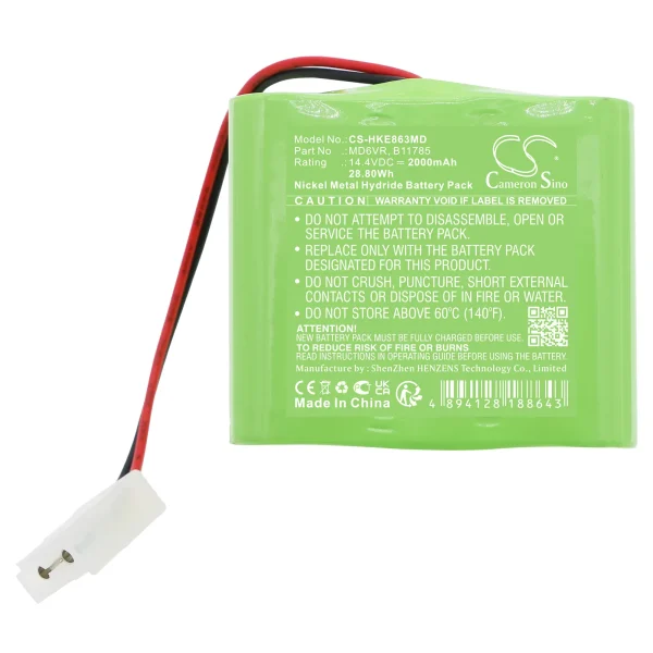 Hokanson EPG-0863, EPG-52018 Series Replacement Battery 2000mAh / 28.80Wh