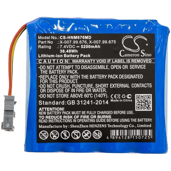 Heine mPack, mPack LL Series Replacement Battery 5200mAh / 38.48Wh