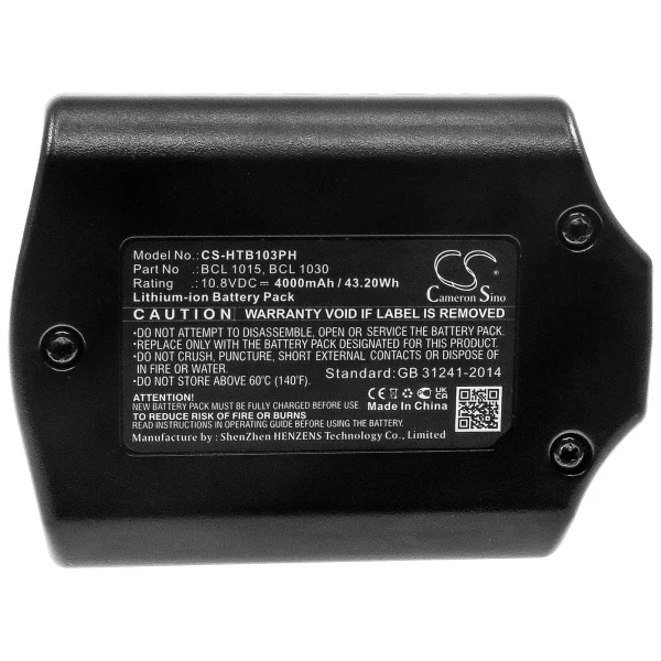 Hitachi CJ10DL, CR 10DL, CR10DL, DB 10DL Series Replacement Battery 4000mAh / 43.20Wh