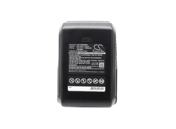 Hitachi DH 36DAL, DH36DL Series Replacement Battery 3000mAh / 108.00Wh