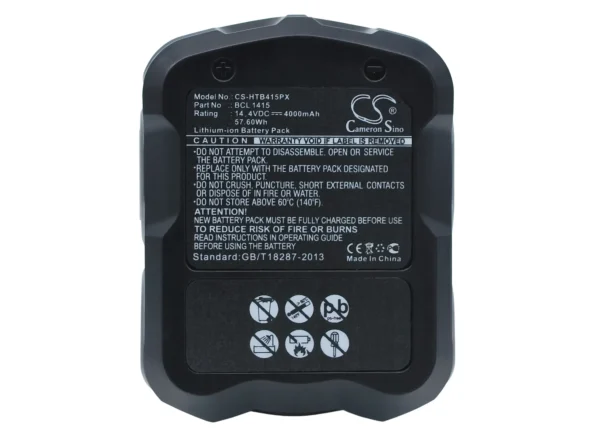 Hitachi C-2, CJ 14DL, DH 14DL, DH 20DV Series Replacement Battery 4000mAh / 57.60Wh