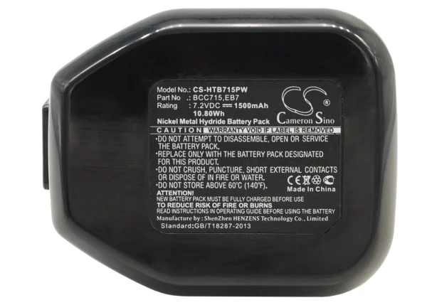 Hitachi DN10DSA, DN10DTA, DN10DVA, DN6DM Series Replacement Battery 1500mAh / 10.80Wh