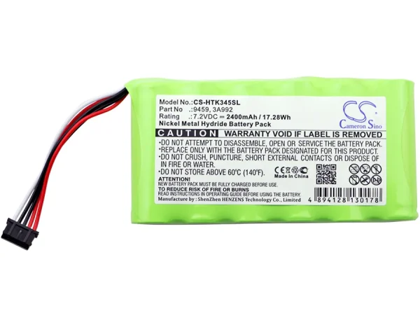 Hioki 3196,3197,3455, PW3360, PW3360 Clamp On Power Logger Series Replacement Battery 2400mAh / 17.28Wh