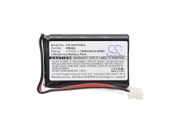 Huawei ETS5623, F501, F516, F530, FP515H Series Replacement Battery 1800mAh / 6.66Wh