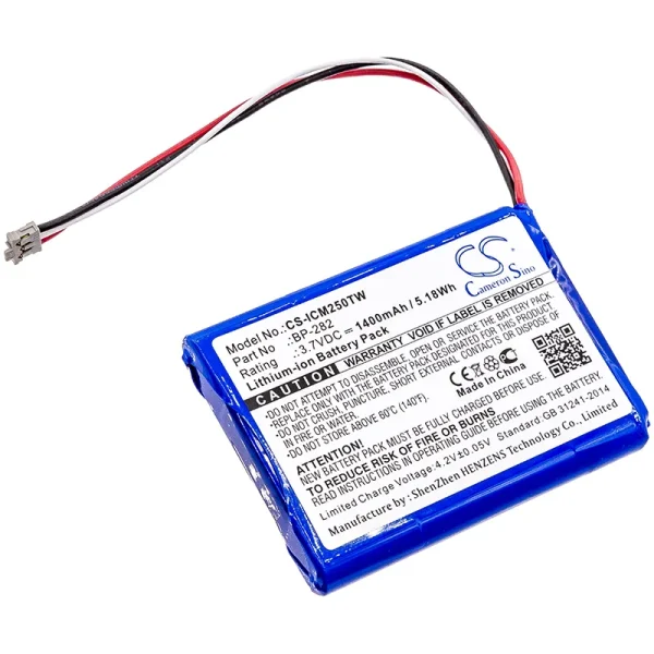 Icom IC-M25 Series Replacement Battery 1400mAh / 5.18Wh - Image 3