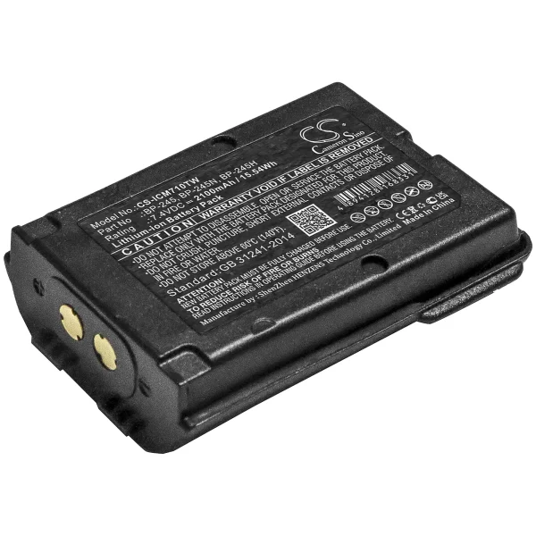 Icom IC-M71, IC-M72, IC-M73, IC-M73 Euro, IC-M73 Plus Series Replacement Battery 2100mAh / 15.54Wh - Image 3