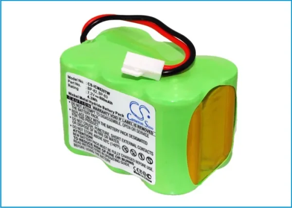 ICOM IC-24AT, IC-24ET, IC-25RA, IC-2SA, IC-2SAT Series Replacement Battery 600mAh / 4.32Wh - Image 2