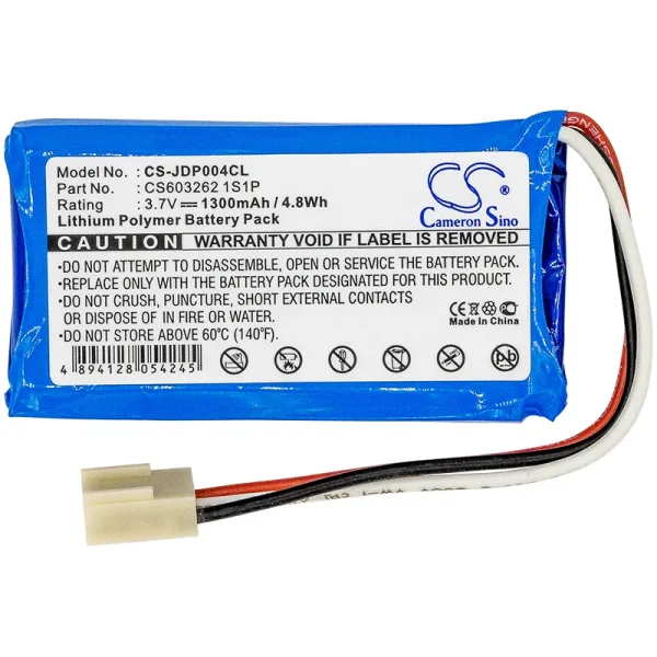 Jablocom GDP-04, GDP-04A, GDP-04D Series Replacement Battery 1300mAh / 4.81Wh