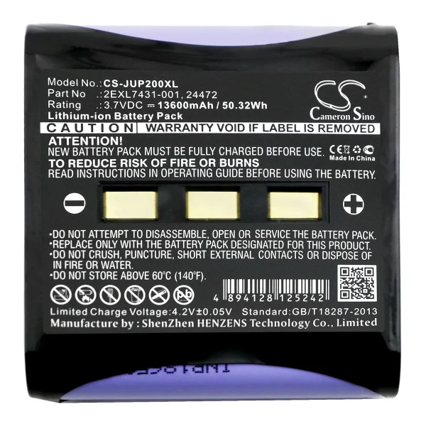 Sokkia Archer 2 Data Collector, FC-500 Series Replacement Battery 13600mAh / 50.32Wh