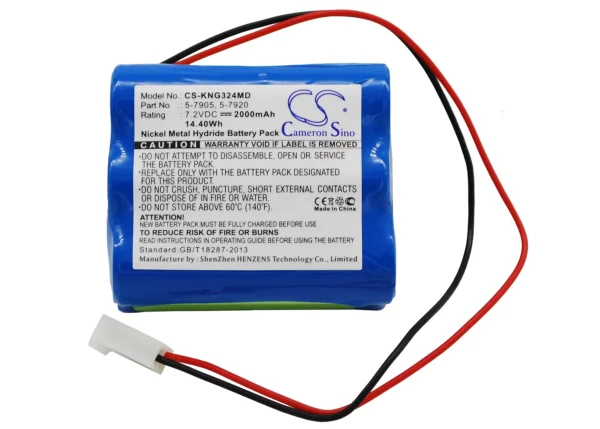 Kangaroo Control Enteral Feeding Pump, Pump 324 Series Replacement Battery 2000mAh / 14.40Wh