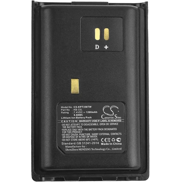 Kirisun PT-3300, PT-3500, PT-3800 Series Replacement Battery 1200mAh / 8.88Wh