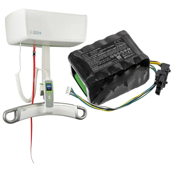 LikoGuard Likoguard L, Overhead Patient Lift, XL Ceiling Hoist Motors, Series Replacement Battery 5000mAh / 126.00Wh - Image 3