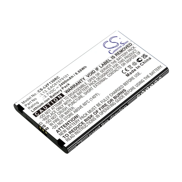 NTT Docomo AGL29141, L09C, L-09C, L13 Series Replacement Battery 2400mAh / 8.88Wh - Image 3