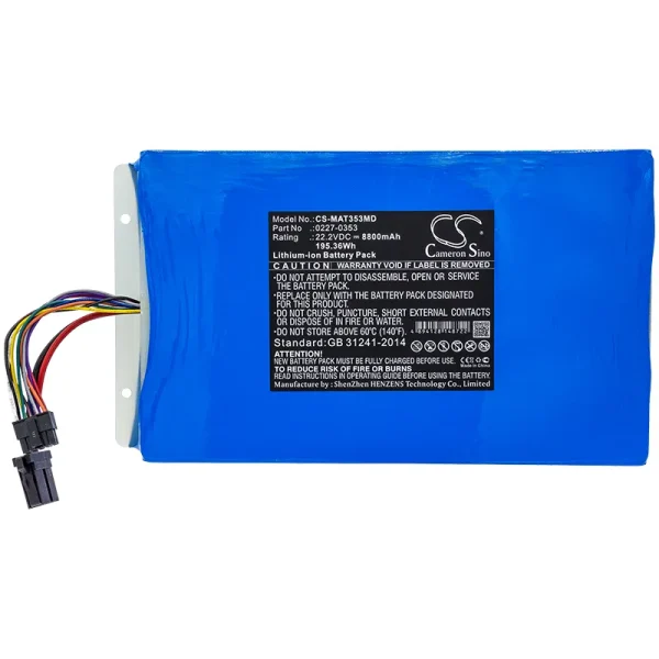 MAQUET 2270353, 0227-0353,227040203, Series Replacement Battery 8800mAh / 195.36Wh