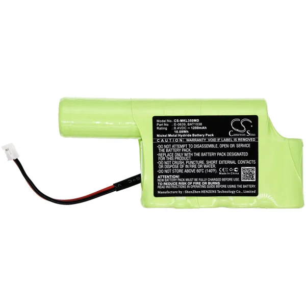 Micro Medical MicroLab MK8, ML3500 Series Replacement Battery 1200mAh / 10.08Wh