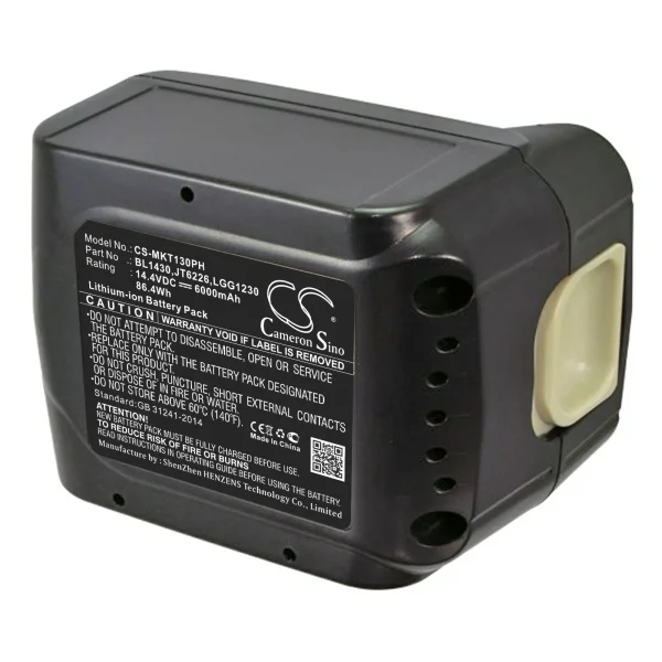 Makita BBO140, BBO180, BBO180Z, BCF050 Series Replacement Battery 6000mAh / 86.40Wh