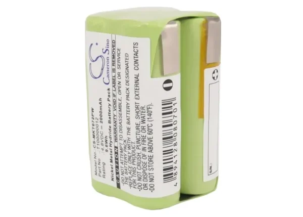 Makita 6722D, 6722DW, 6723DW, Series Replacement Battery 2000mAh/9.6Wh - Image 2