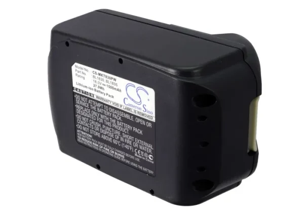 Makita BBO140, BBO180, BBO180Z, BCF050 Series Replacement Battery 1500mAh / 27.00Wh - Image 4