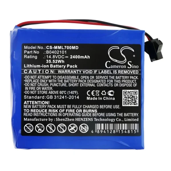 Million ML1100, ML700 Series Replacement Battery 2400mAh / 35.52Wh