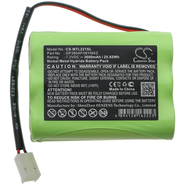 Megalite P-335 Series Replacement Battery 3600mAh / 25.92Wh