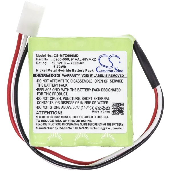 Morita DentaPort Root ZX, DentaPort ZX Series Replacement Battery 700mAh / 6.72Wh