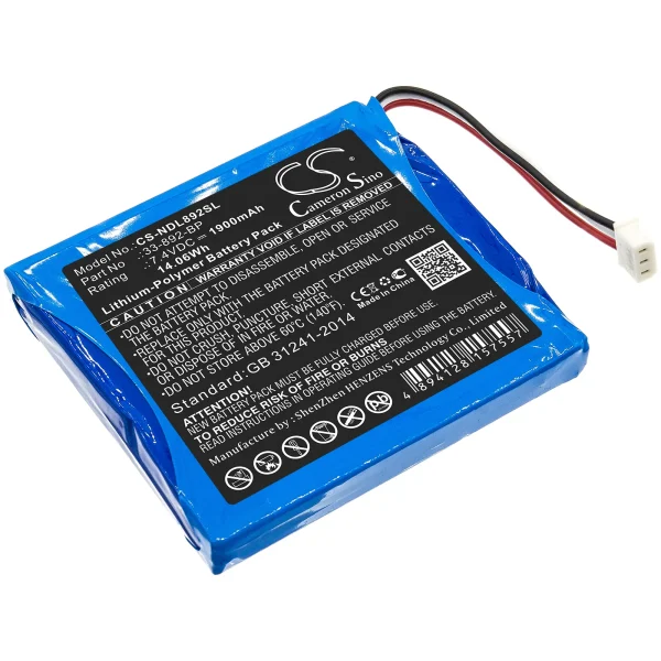 Ideal 33-892, 33-892 Securitest Pro Tester Series Replacement Battery 1900mAh / 14.06Wh - Image 5