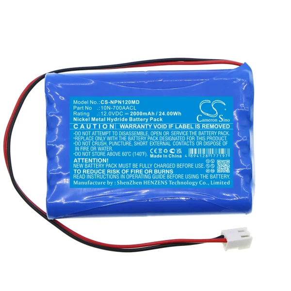 Nipro NCU-12 Series Replacement Battery 2000mAh / 24.00Wh