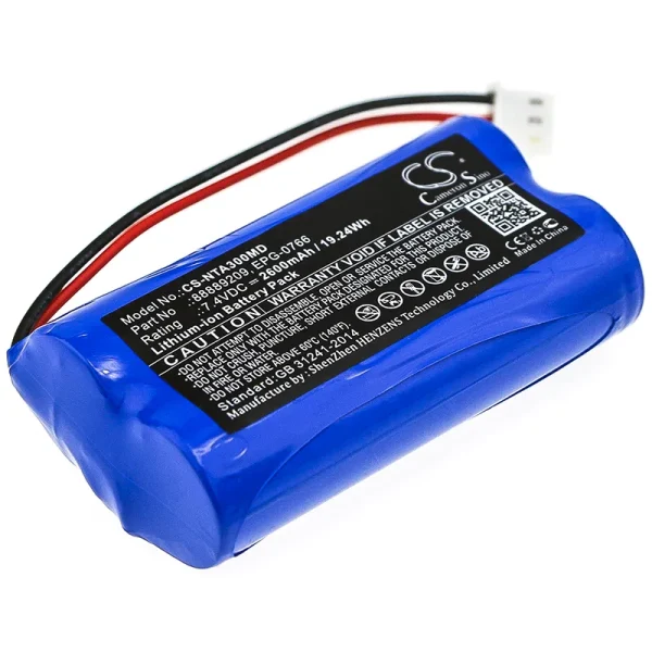 Natus Algo 3, Algo 3i, Audiometer Algo 3, Audiometer Algo 3i Series Replacement Battery 2600mAh / 19.24Wh - Image 4