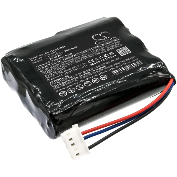 Olympus 38DL Plus Ultrasonic Thickness Series Replacement Battery 2600mAh / 28.08Wh - Image 3